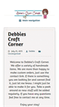 Mobile Screenshot of debbiescraftcorner.com