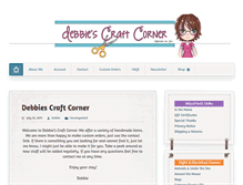 Tablet Screenshot of debbiescraftcorner.com